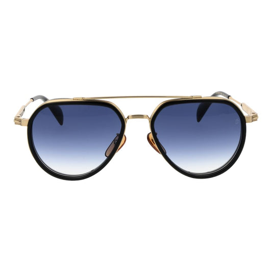 David Beckham Black Metal Sunglasses