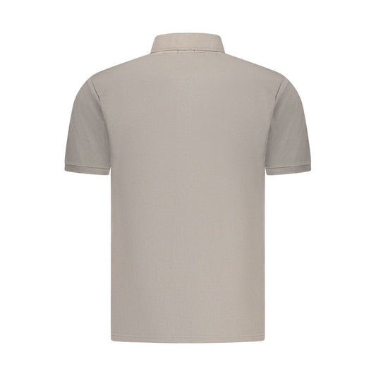 Coveri Moving Gray Cotton Men's Polo Shirt