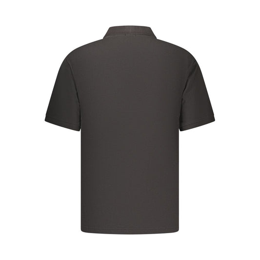 Rifle Black Cotton Men's Polo Shirt