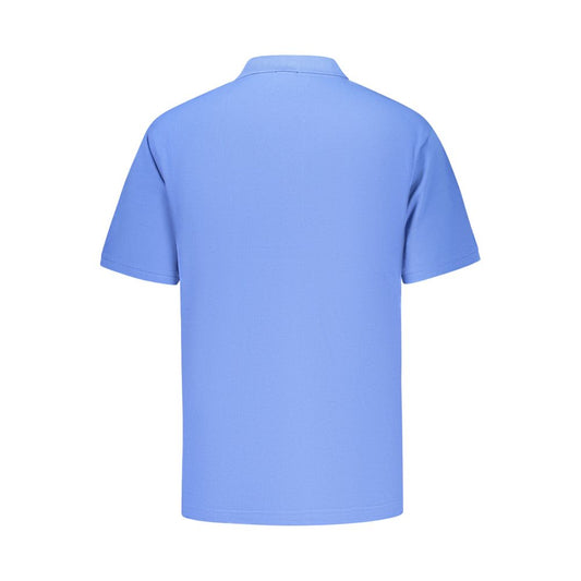 Rifle Blue Cotton Men's Polo