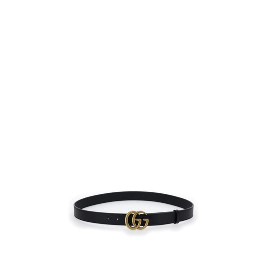 Gucci Black Calf Leather Bos Taurus Regular Belt