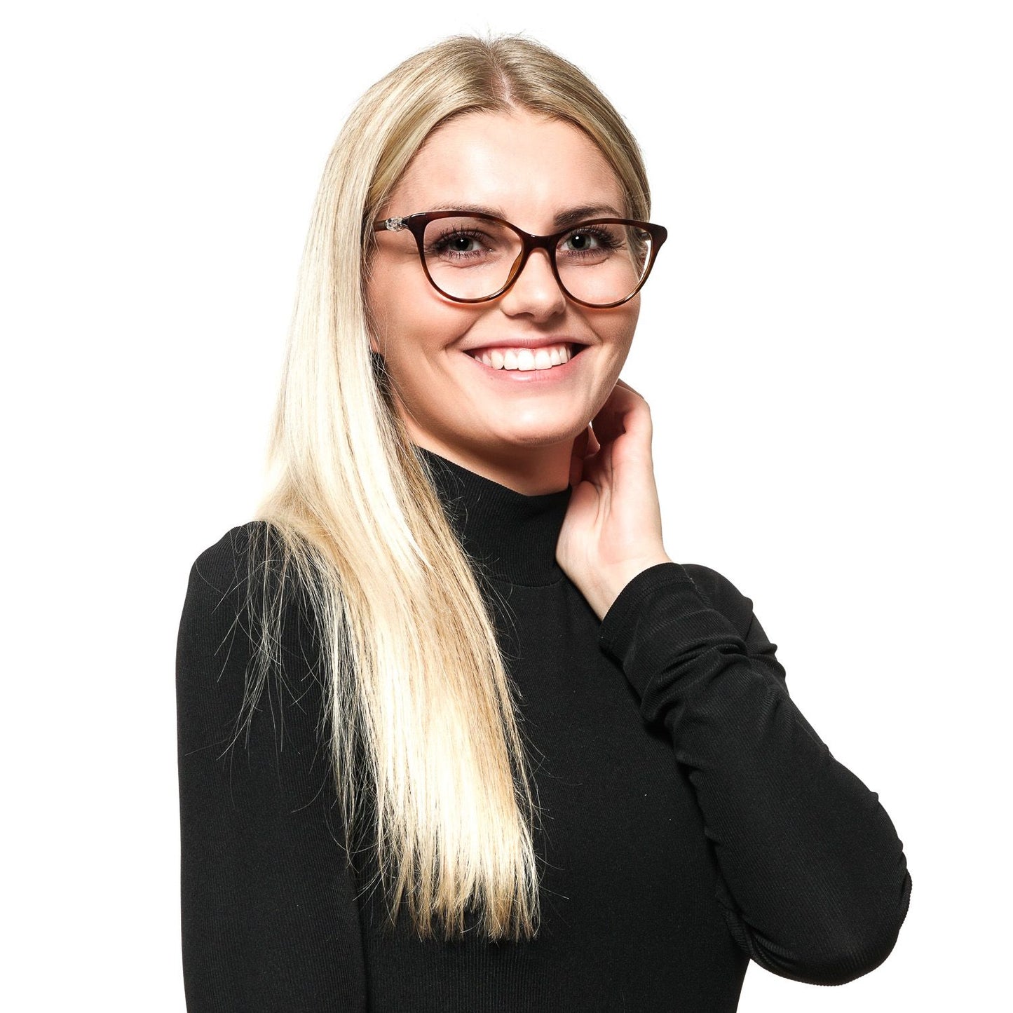 Swarovski Brown Women Optical Frames