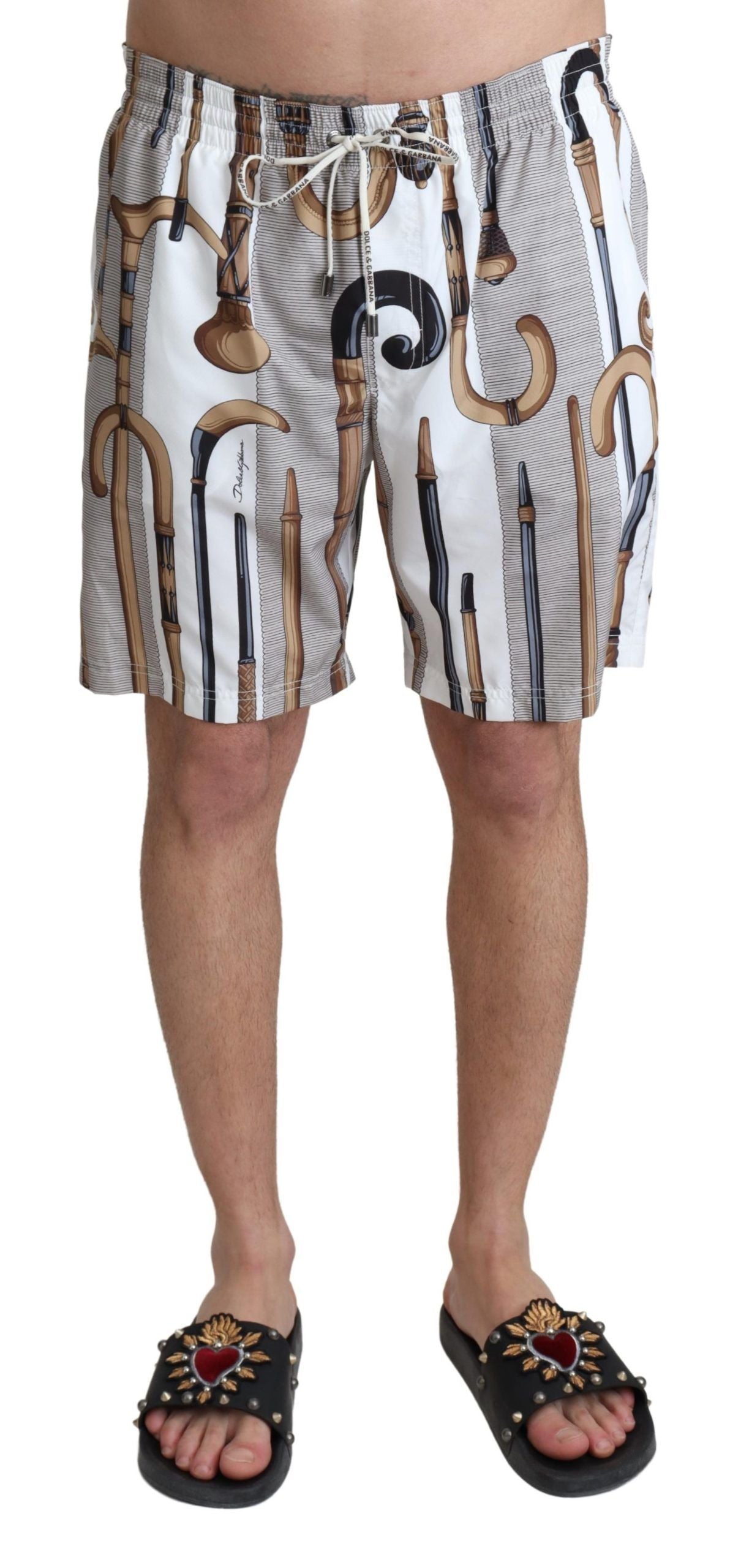 Dolce & Gabbana Royalty-Inspired Swim Shorts – Exquisite Comfort