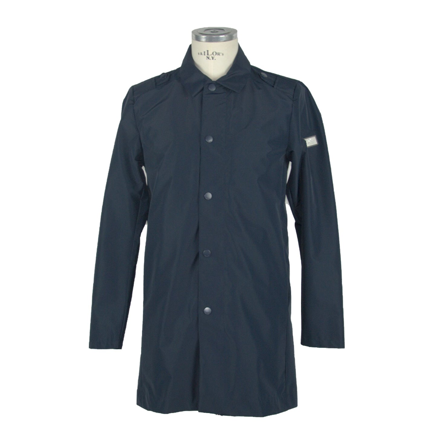 Yes Zee Blue Polyester Men Jacket