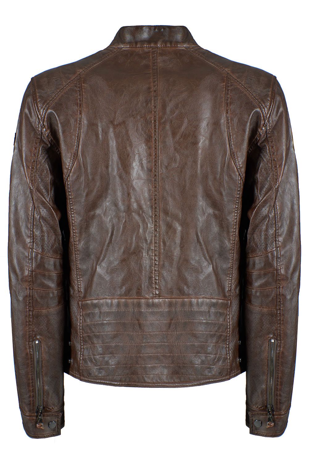 Yes Zee Brown Polyethylene Men Jacket