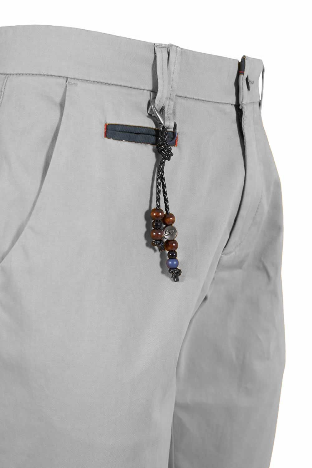 Yes Zee Gray Cotton Men Trouser