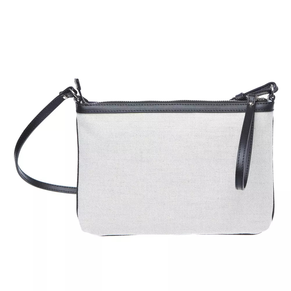 Trussardi White Leather Women Crossbody Bag