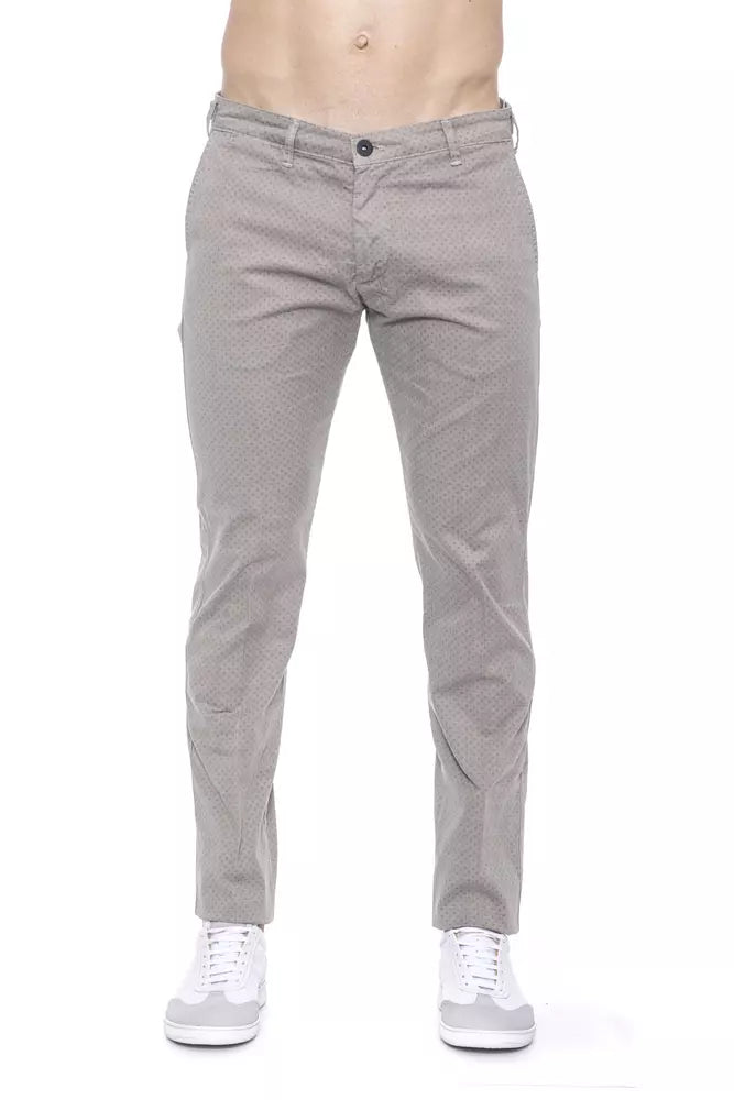 Armata Di Mare Beige Cotton Men Trouser