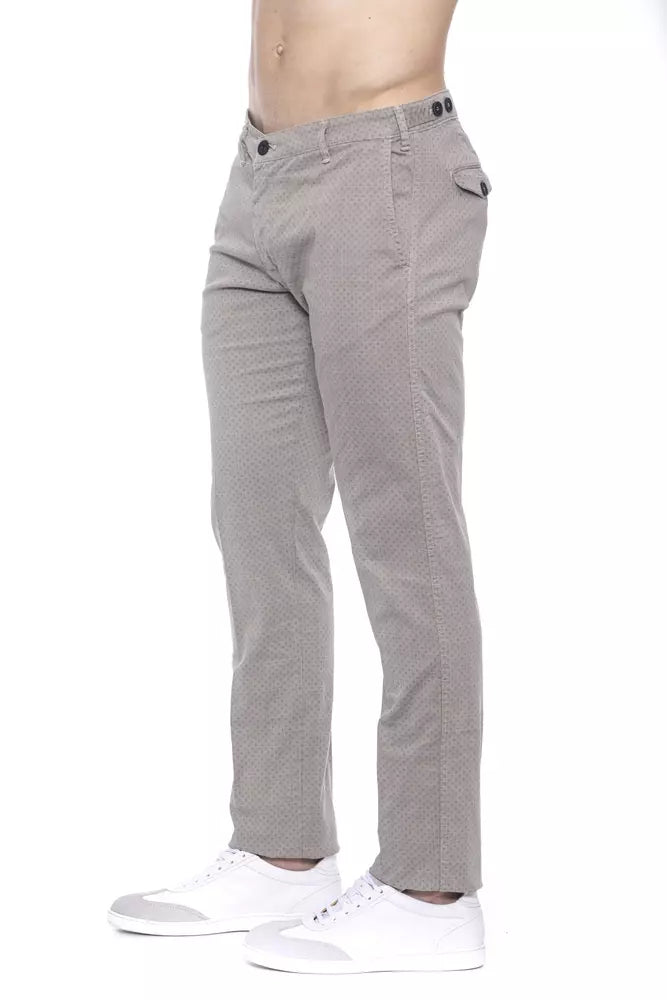 Armata Di Mare Beige Cotton Men Trouser