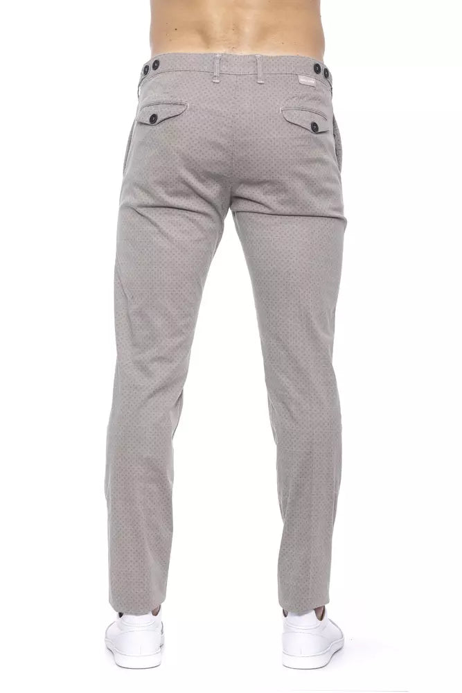 Armata Di Mare Beige Cotton Men Trouser