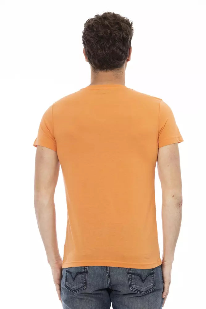 Trussardi Action Orange Cotton Men's T-Shirt