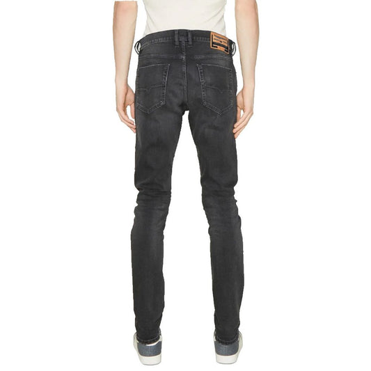 Diesel Black Cotton Jeans Denim
