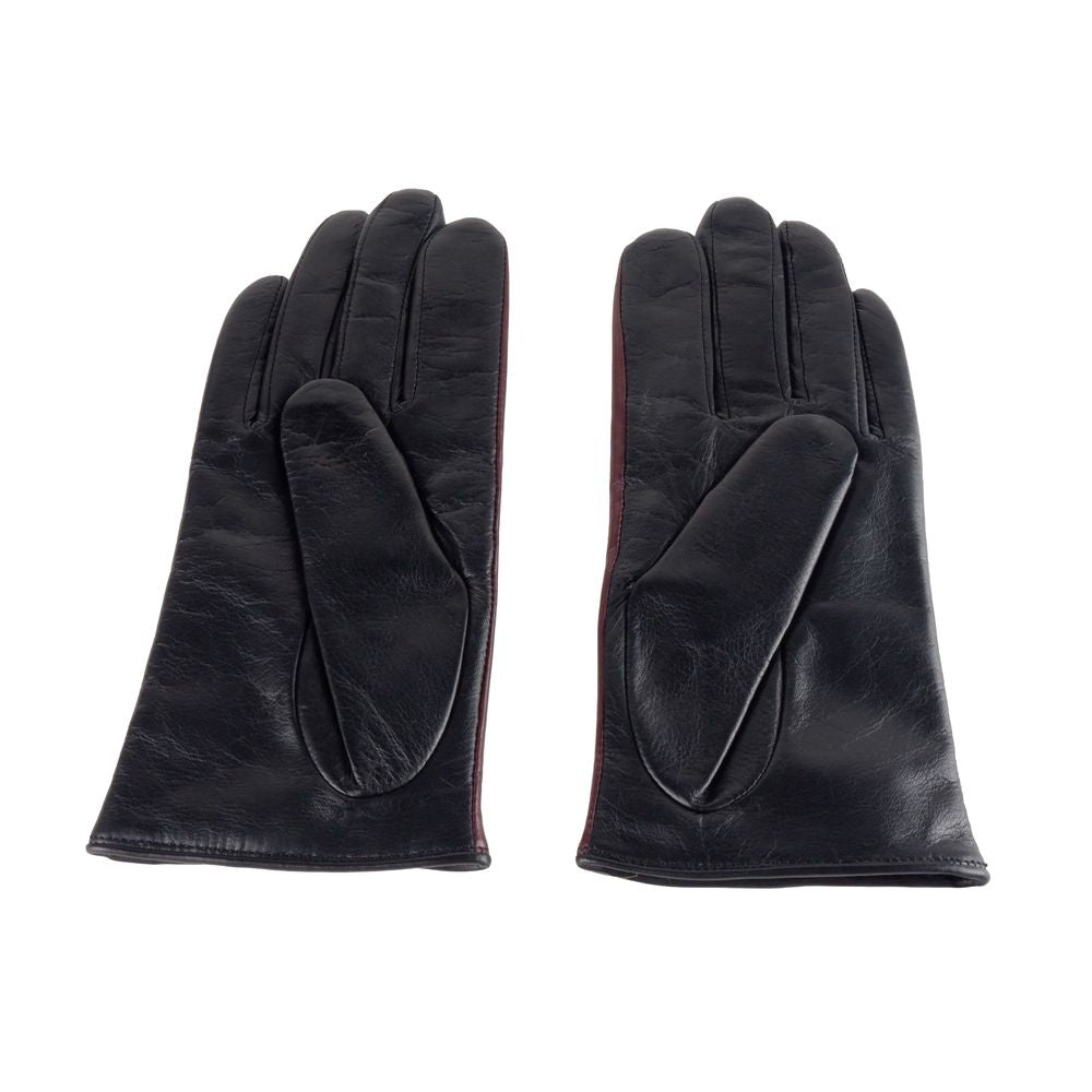 Cavalli Class Black Lambskin Women Glove