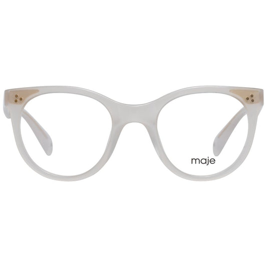 Maje White Plastic Glasses (Frames)