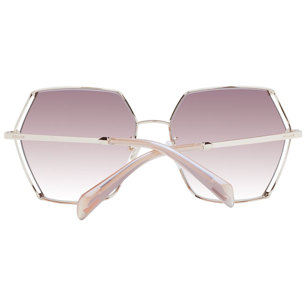 Police Rose Gold Metal Sunglasses