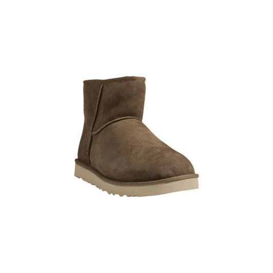 UGG Brown Suede Leather Ankle Boots