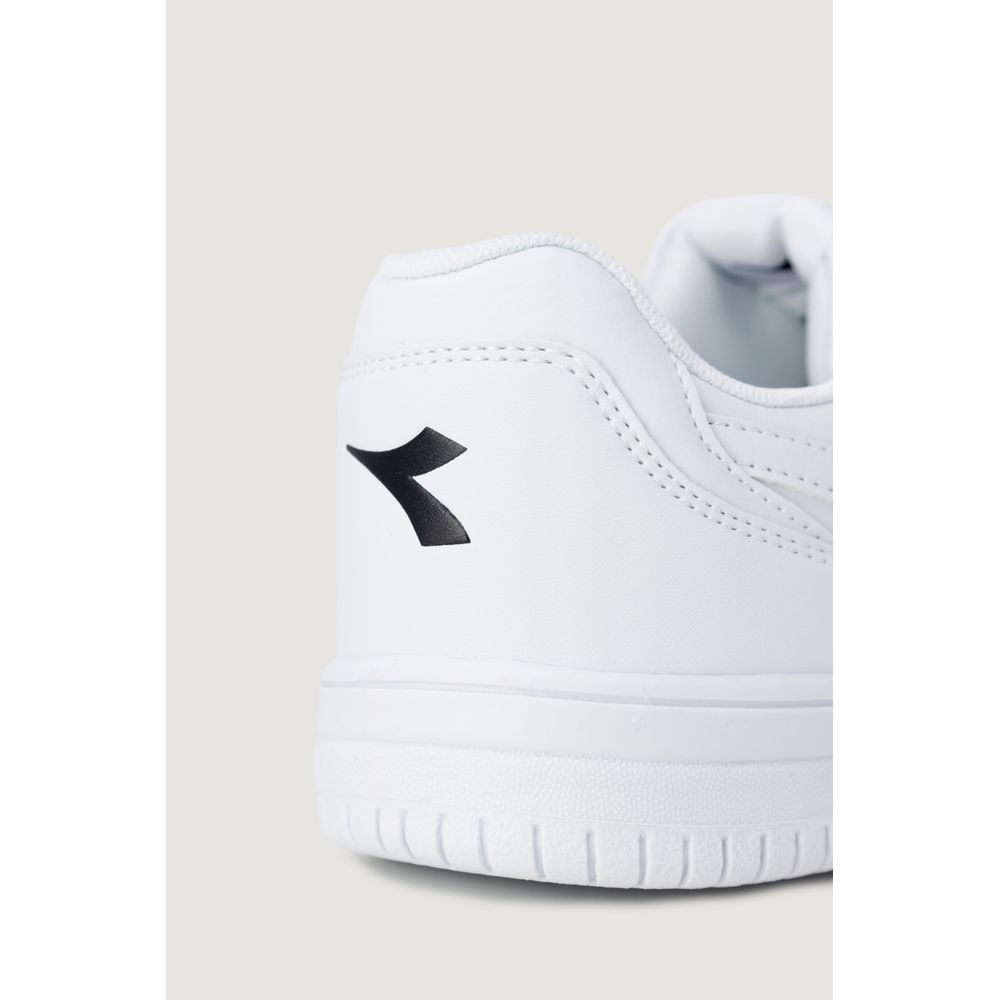 Diadora White Artificial Leather Low Top Sneakers