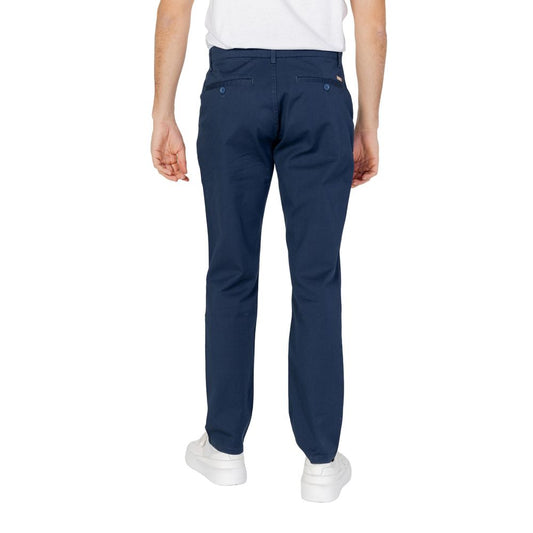 Armani Exchange Blue Cotton Pant