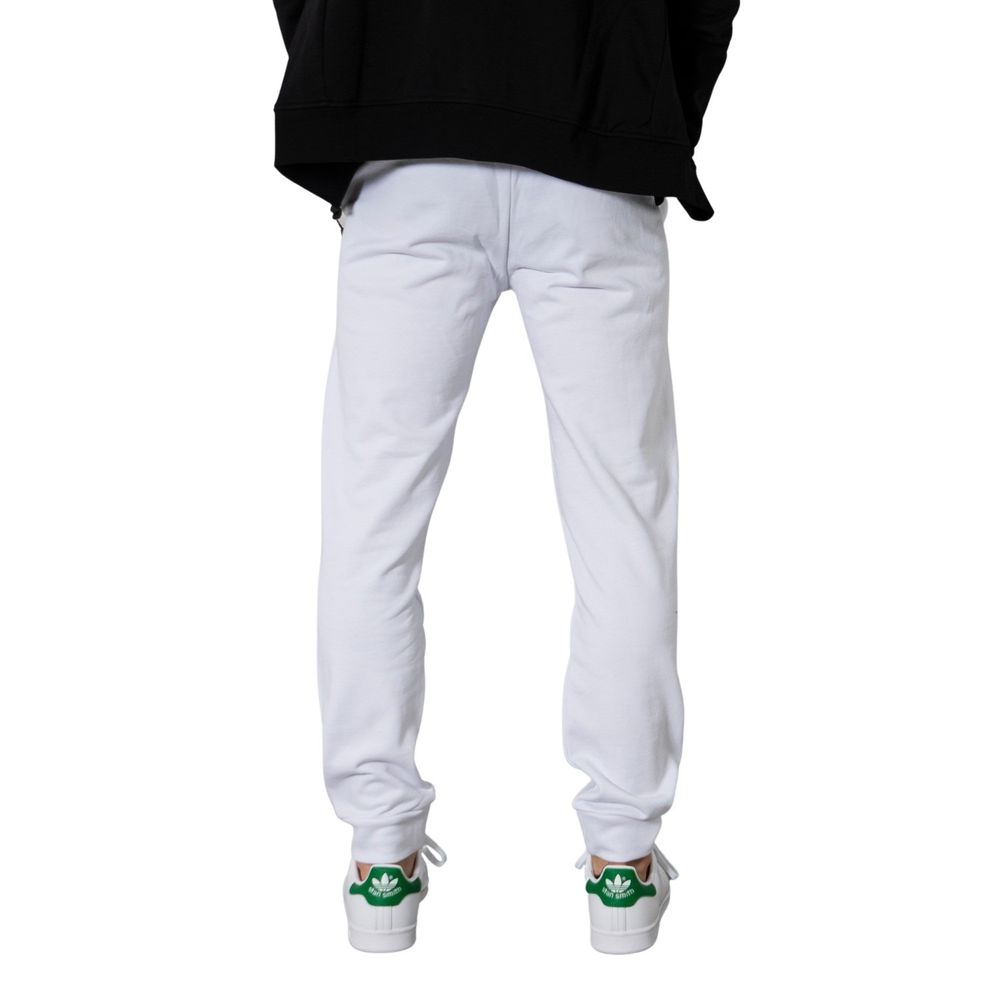 Armani Exchange White Cotton Joggers Workout Pant