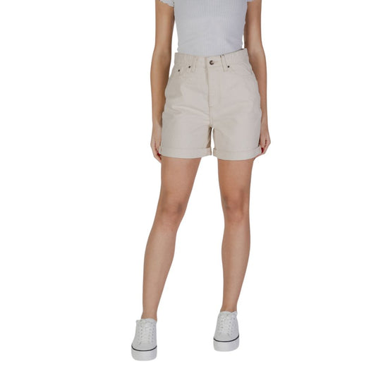 B.Young Beige Cotton Shorts