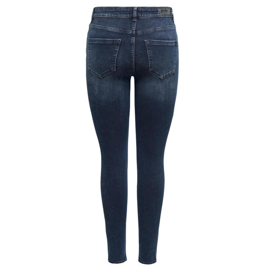 Only Blue Cotton Skinny Jeans