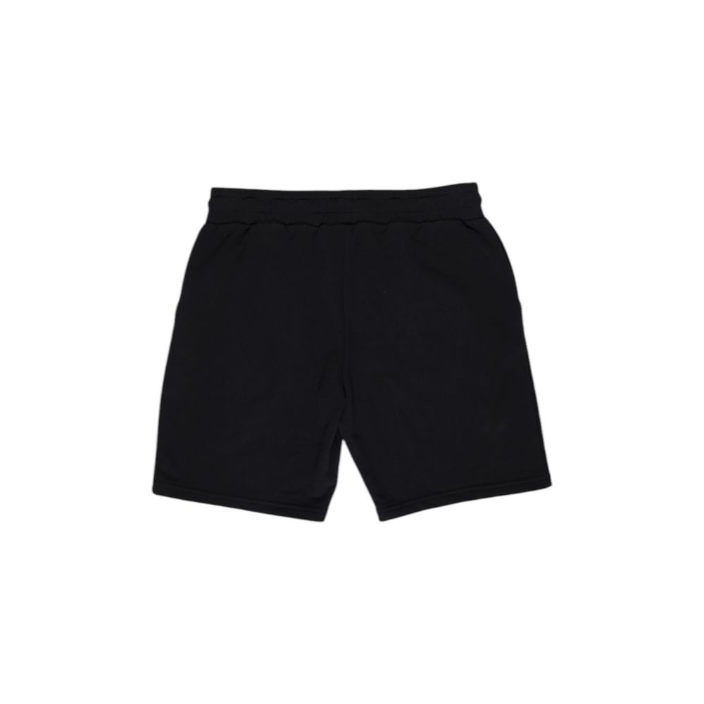 Refrigiwear Black Cotton Bermuda Shorts
