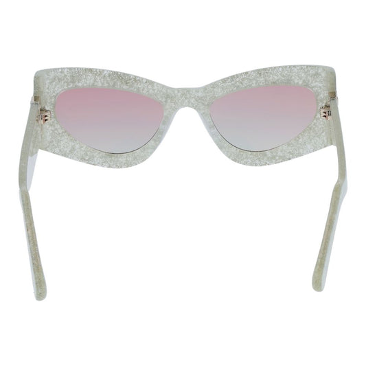 GCDS Silver Acetate Sunglasses