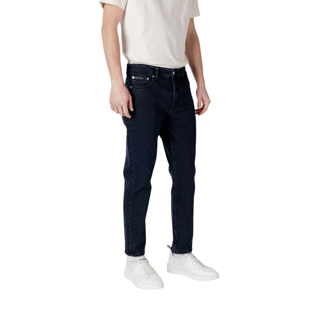 Calvin Klein Jeans Blue Cotton Relaxed Fit Jean
