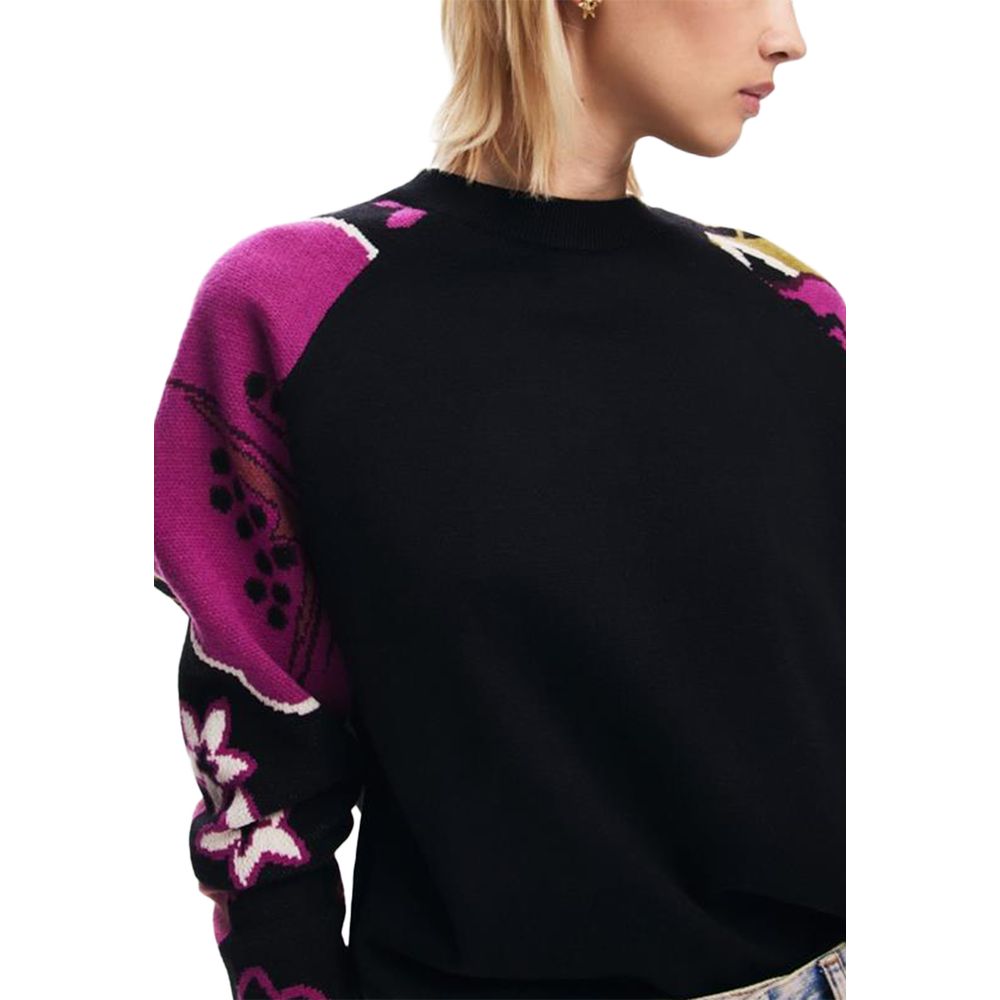 Desigual Black Polyamide Sweatshirt