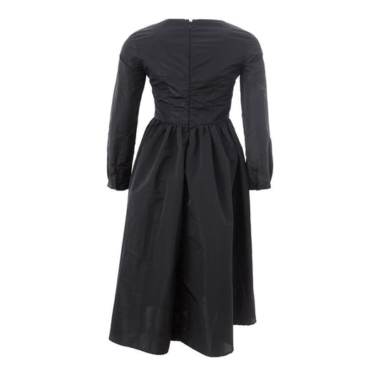 Lardini Black Polyester Cocktail Dress