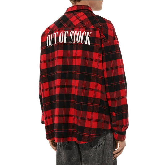 Diego Venturino Red Cotton Jackets & Coat