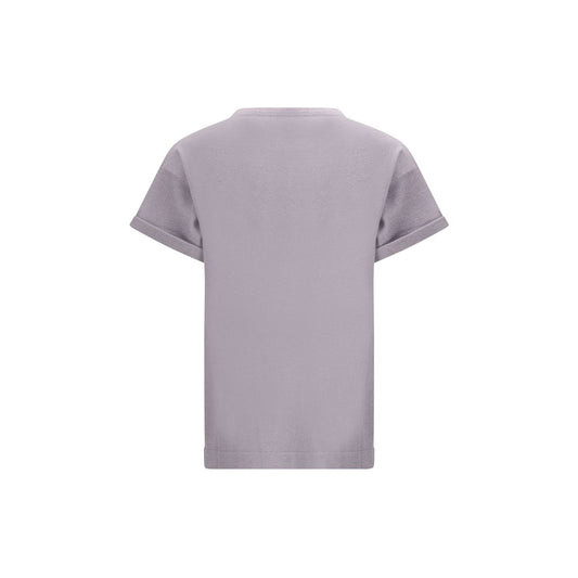Brunello Cucinelli cashmere glitter T-shirt