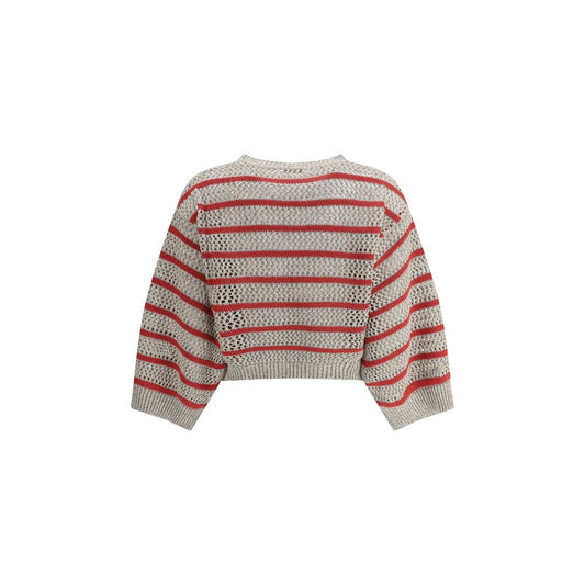 Brunello Cucinelli Sweater in perforated knit