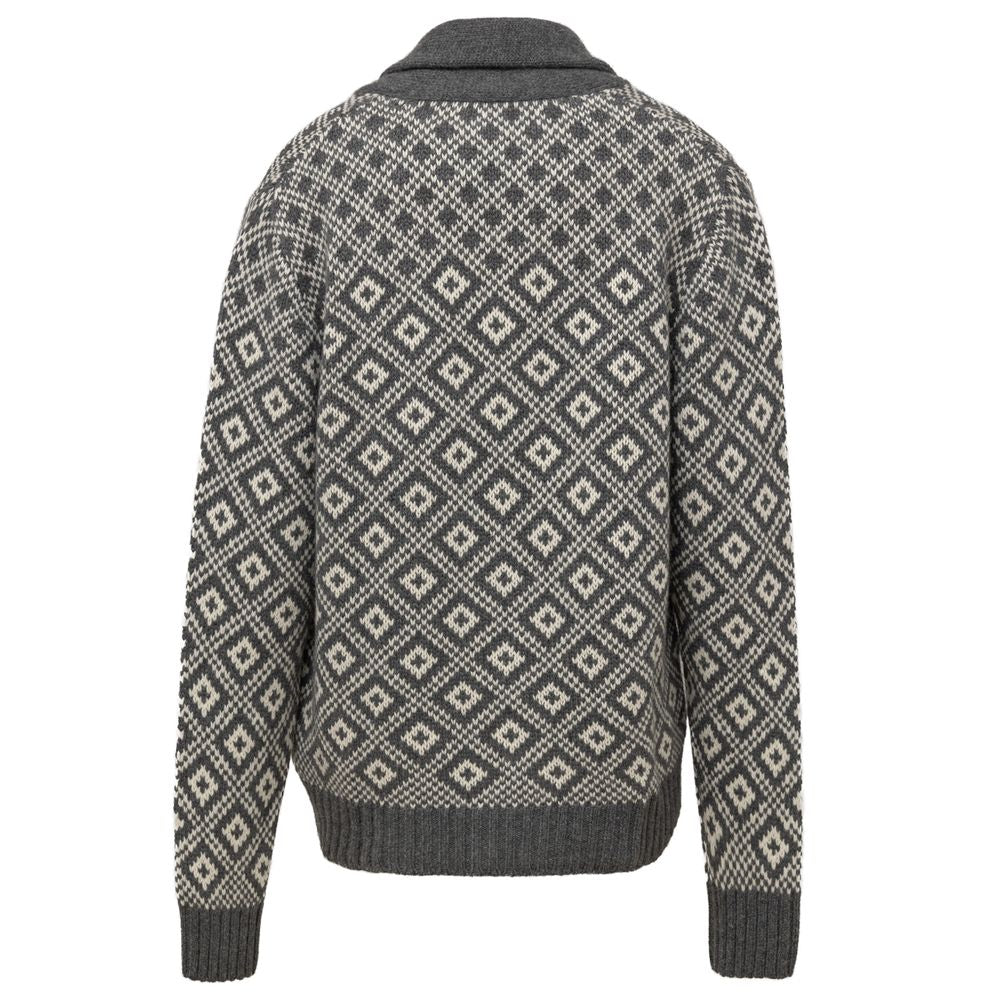 Cruciani White Cashmere Cardigan