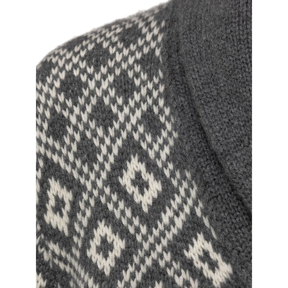 Cruciani White Cashmere Cardigan