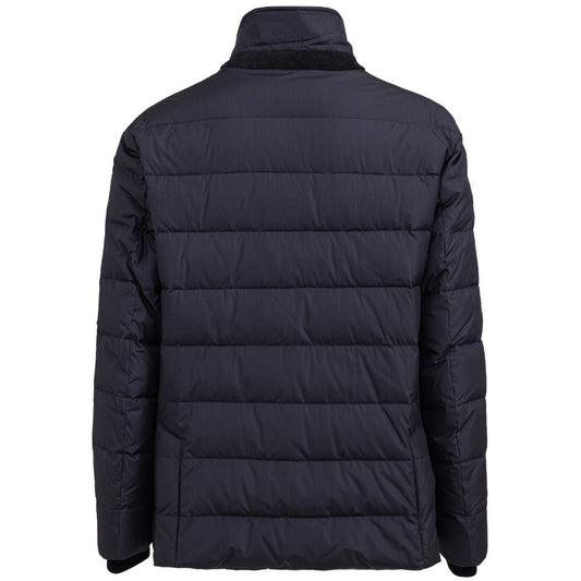 Dolce & Gabbana Blue Polyester Coat