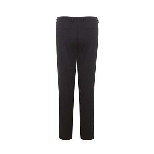 Lardini Black Cotton Chino Pants