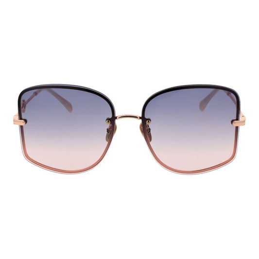Maje Rose Gold Metal Sunglasses