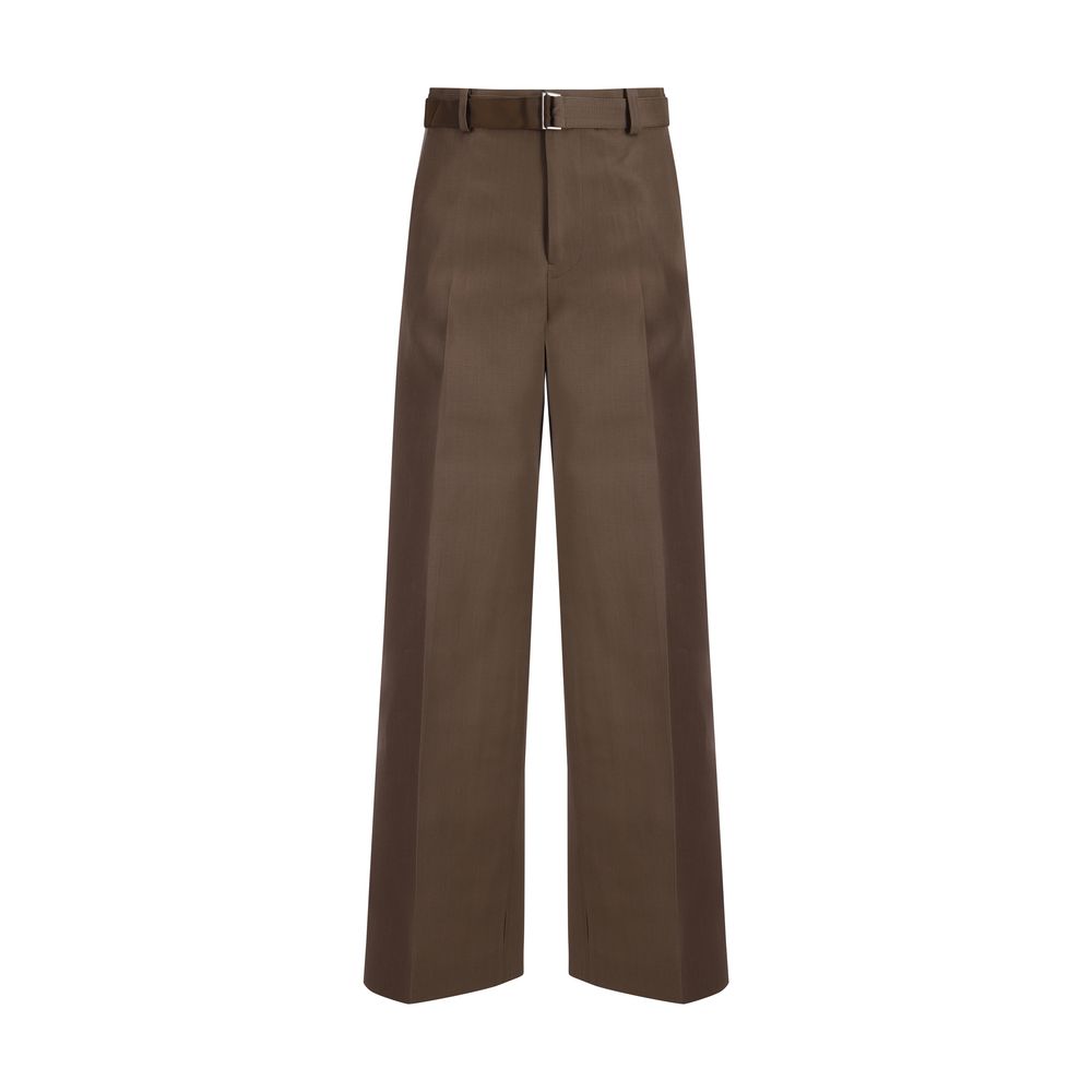 Sacai Double-faced Silk Cotton Pants