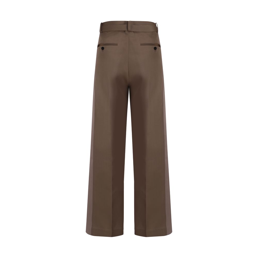 Sacai Double-faced Silk Cotton Pants