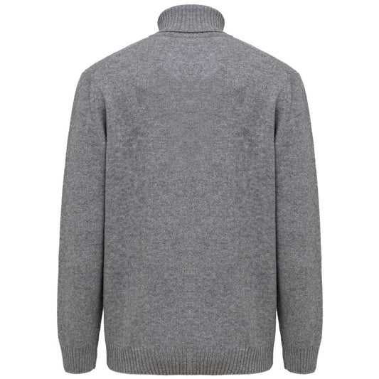 Cruciani Gray Cashmere Turtleneck
