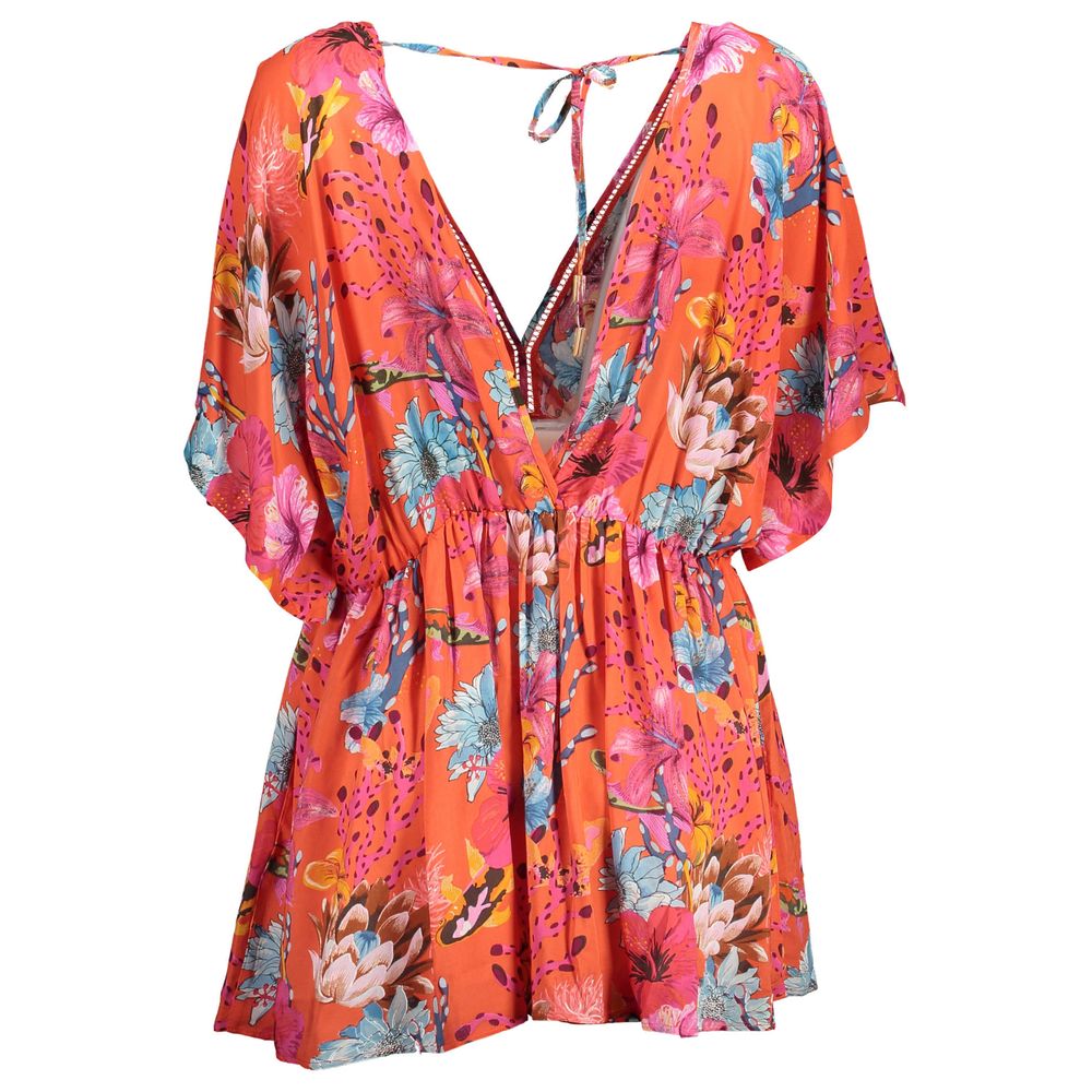 Desigual Rosso Viscosa Womens Dress