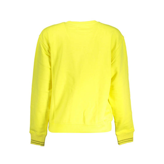 Desigual Yellow Cotton Sweatshirt