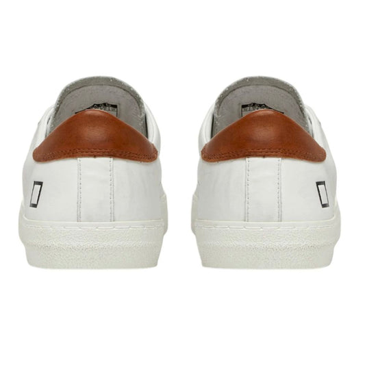 D.A.T.E White Leather Sneaker