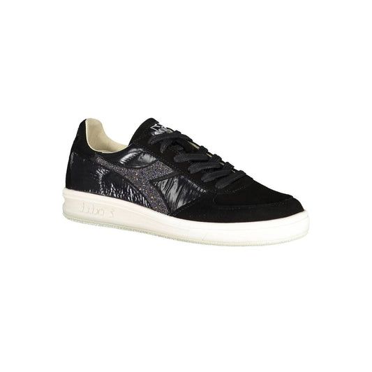 Diadora Black Fabric Sneaker