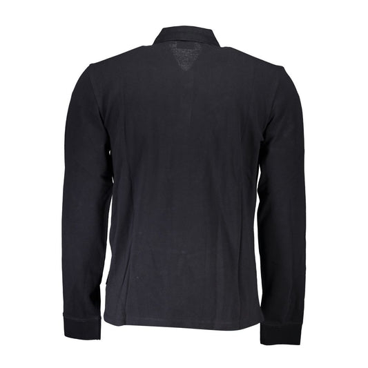 Napapijri Black Cotton Polo Shirt