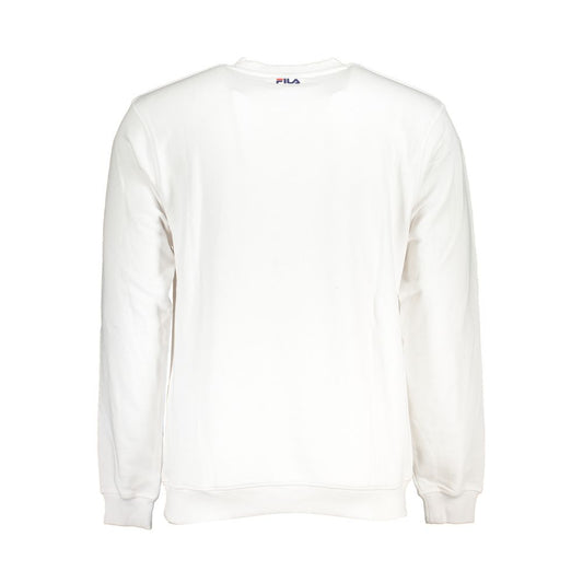 Fila White Cotton Sweatshirt