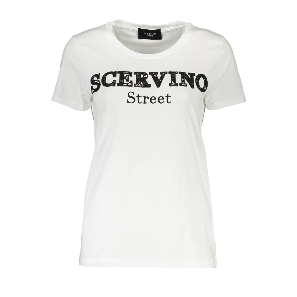 Scervino Street White Cotton Tops & T-Shirt