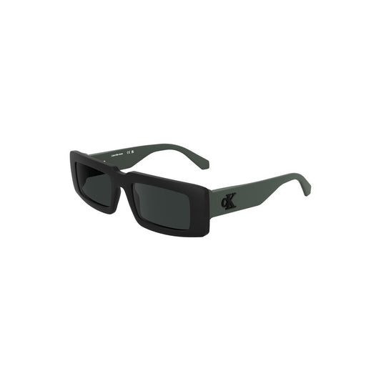 Calvin Klein Black Bio-Based Fabric Men Sunglasses