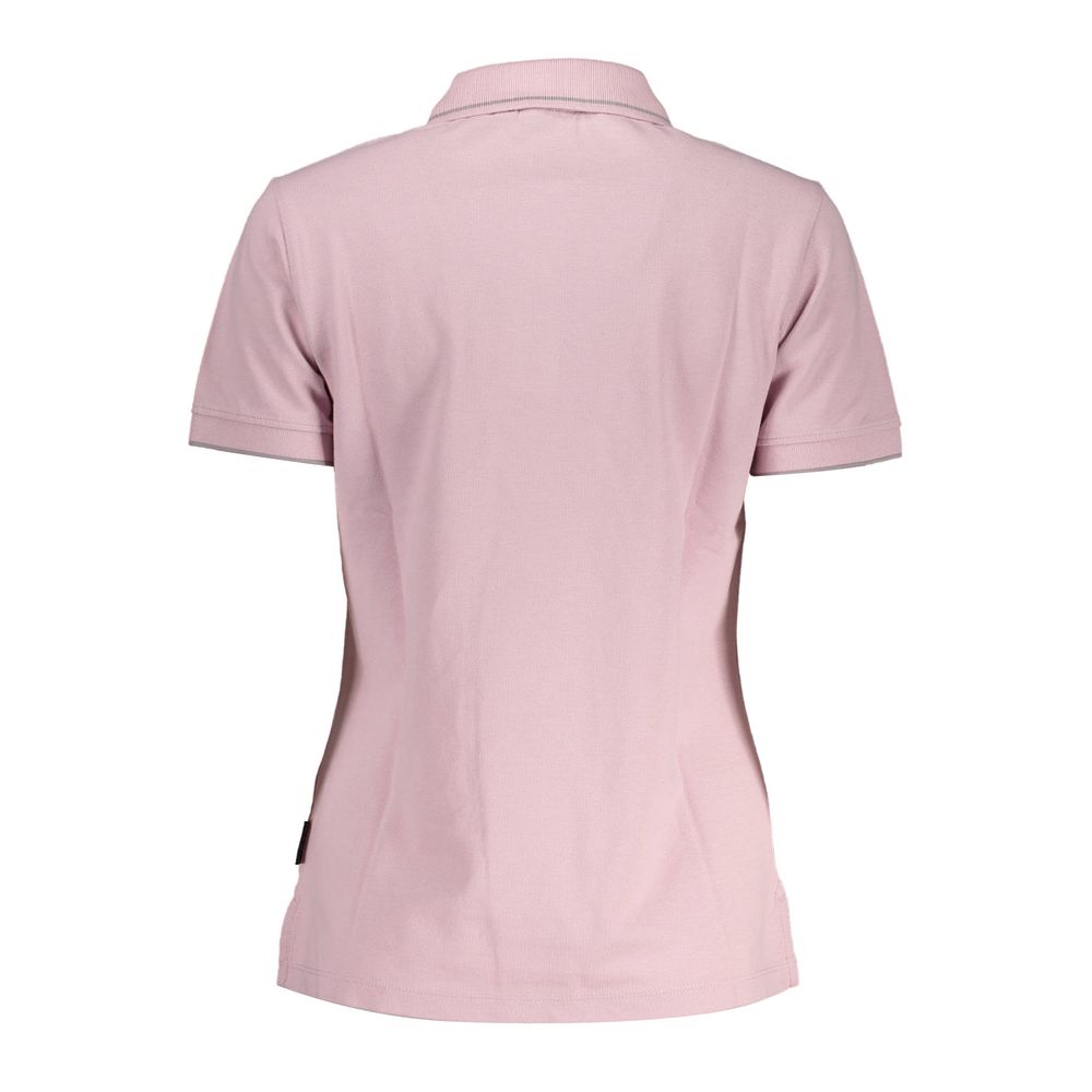 Napapijri Pink Cotton Polo Shirt